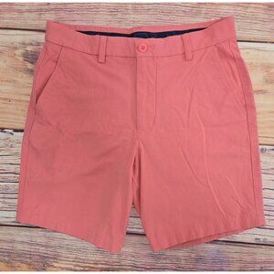 Vineyard Vines Mens Performance Shorts 30 Coral Cotton/Nylon Blend